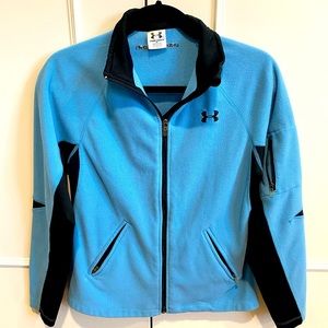 Under Armour women’s zip up blue jacket.